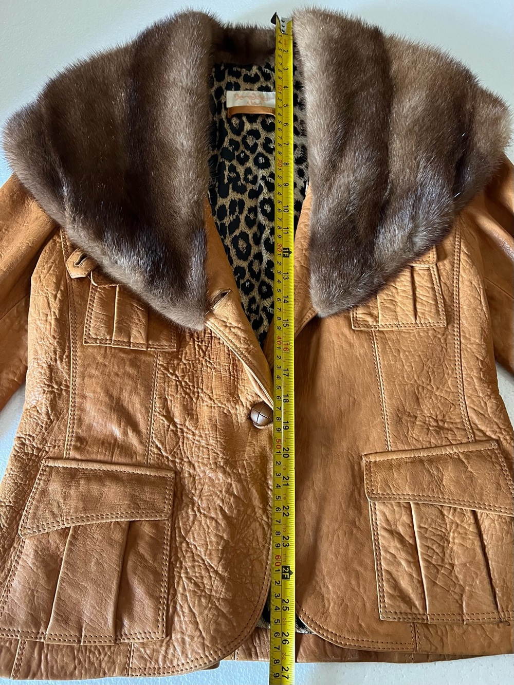 Benedetta Novi Leather Jacket size 48 (M/L) Excellent condition - Picture 6 of 16